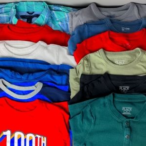 Lot Of 12 Long Sleeve Shirts Toddler Boy 4T The Children's Place